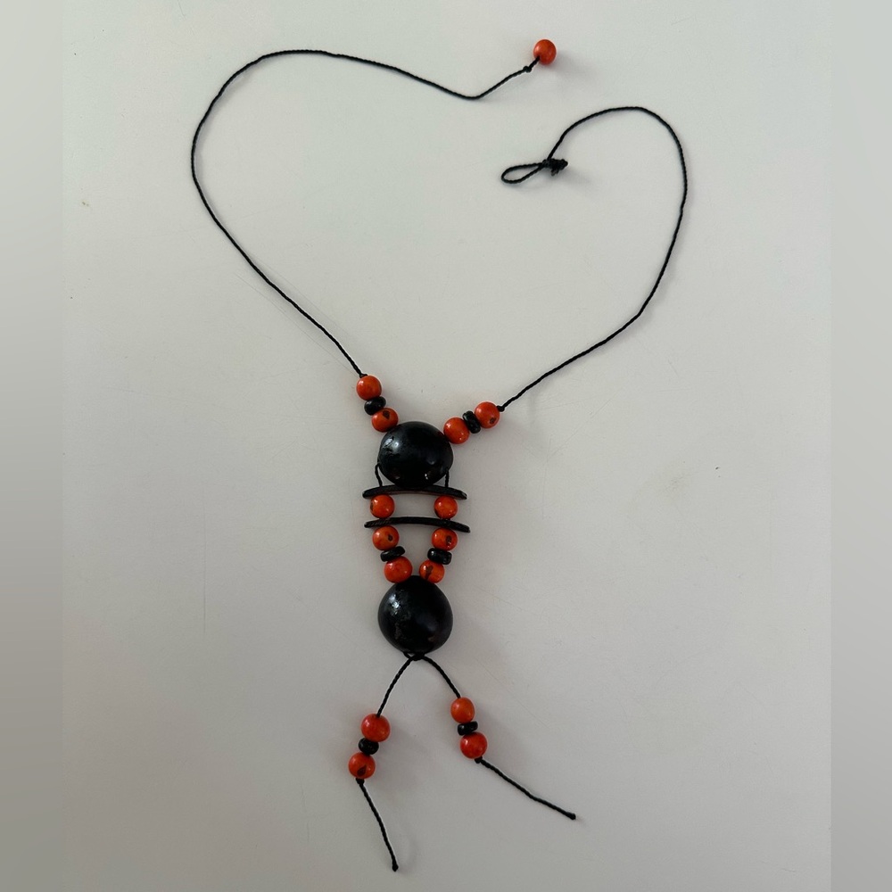 Necklace from indigenous Brazilian seeds